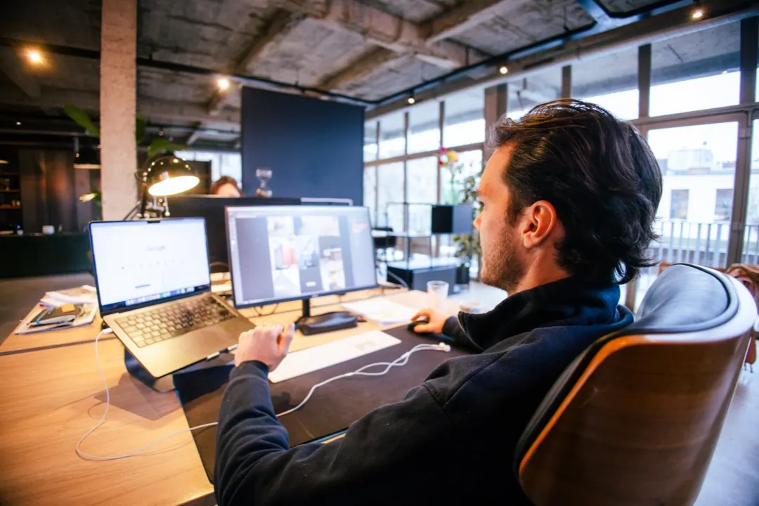 Designing a website at Stigo