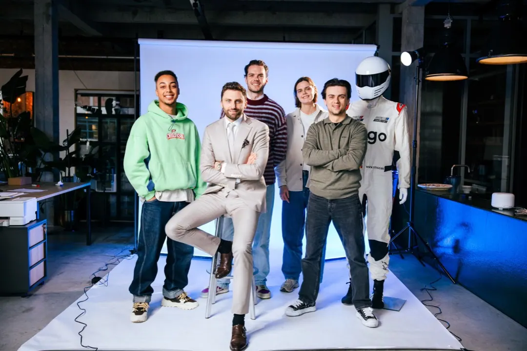 The Stigo team in the studio